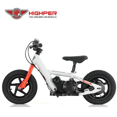 China 80W 24V Carbon Fiber Kids No Pedal Electric Bicycle Frame Electric Balance Motor Aluminum Bike for sale