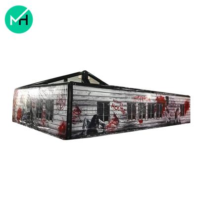 China 0.55mm PVC Tarpaulin Plato Halloween Theme Inflatable Maze For Sale for sale