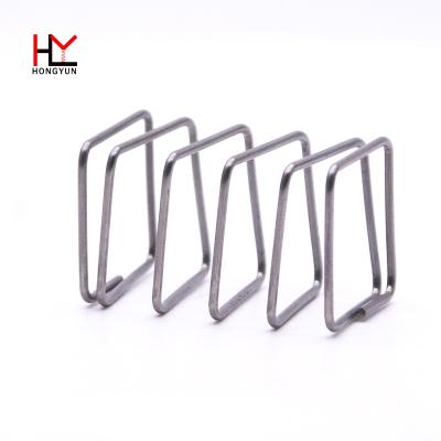 China Flat Compression Spring Customized Carton High Precision Square Steel Snake Shaped Rectangle Stainless Steel Contact Pad Compression Spring for sale