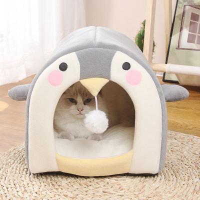 China Four Seasons Warm Detachable General Dog Kennel Winter Kennel Dog Supplies Pet Cat House Autumn And Winter Partially Enclosed Heating for sale