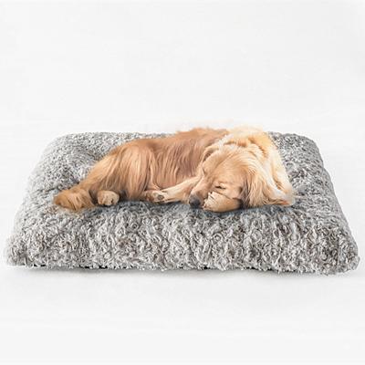 China Stocked Warm Supplies Rose Velvet Square Pet Bed Winter Pet Pads Four Seasons Universal Cat Bed Kennel for sale