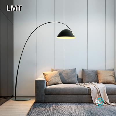 China New Design Modern Custom Black Decorative Standing Floor Lamp Italy Wrought Iron Fishing Modern Led Floor Lamp for sale