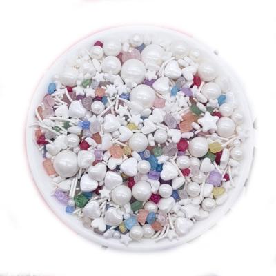 China 2021INS Style Glorious Viable Sugar Pearl Cake Decorating Edible Sugar Pearl Candy For Cake Decorating for sale