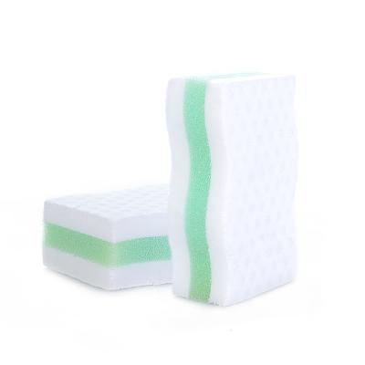 China Free Sample BOOMJOY Magic Eraser Melamine Sponge New Viable Kitchen Custom Nano Sponge for sale