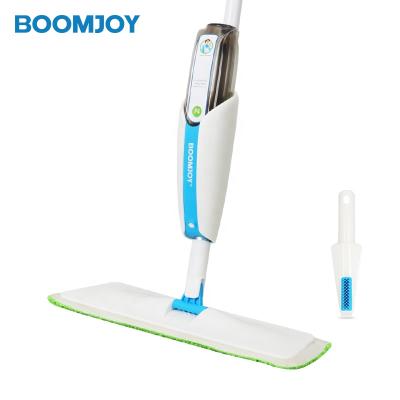 China Sustainable Floor Cleaning Super Hand Press 360 Swivel Microfiber Magic Spray Mop for sale