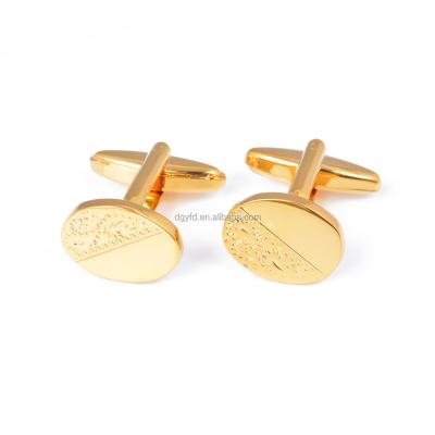 China Daily Wear Personalized Stainless Steel Gold Cufflinks Groom Wedding Cufflinks Men for sale