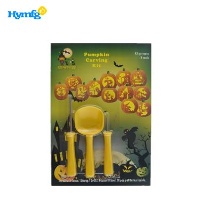 China 3pcs Halloween Pumpkin Carving Tool Kit For Kids HY-HP04 for sale