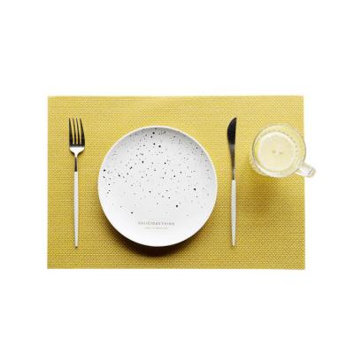 China Non-slip Rectangular Non-Slip PVC Bowl Dish Cup Pads Place Mat Heat Insulation Pad for sale