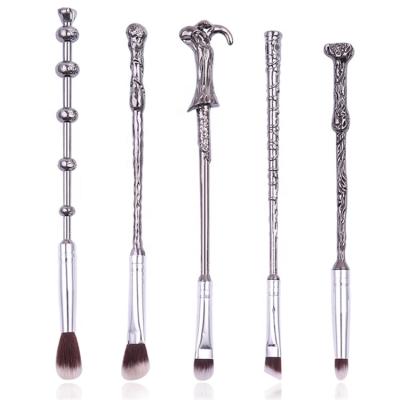 China 5pcs Harry Potter Magic Wand Makeup Brushes Skin-Friendly Makeup Sweep Gift Eyeshadow Makeup Brush Set for sale