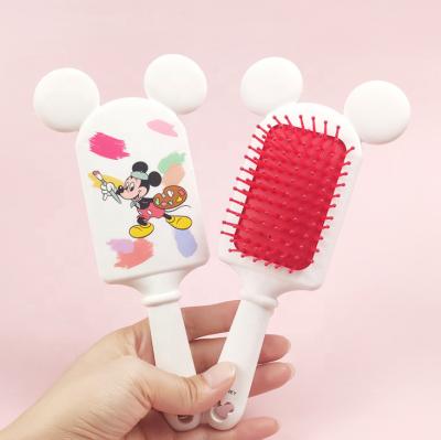 China Children Mickey Minnie Hair Accessories Comb Girls Hair Comb Cartoon Girls Massage Hair Sweep Scalp Care Air Cushion Comb for sale