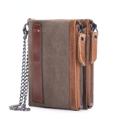 China Multifunction Wallet Style Wallet Bag Fashion RFID Women Clutch Wallet Anti-RFID Theft Double Zipper Short Leather Coin Purse for sale