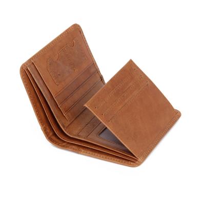 China Multi-card Slot Leather Men's RFID Short Wallet With Card Holder Wallet Men's Ultra-Thin Three-Dimensional Polyester Slim Business for sale