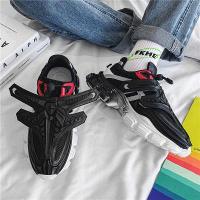 China 2022 fashion trend fahion mecha sports running shoes sneaker spring summer men new fashion sports shoes for men for sale