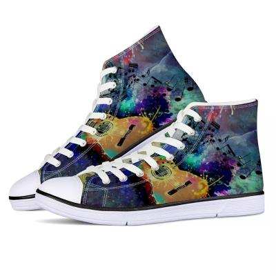 China Fashion Trend Coloful All Star Unique Casual Shoes Men's Flat High Top Comfortable Canvas Shoes For Women Men for sale