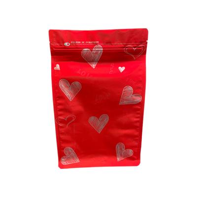 China New Design Coffee Packaging Flat Bottom Moisture Proof Bag for sale