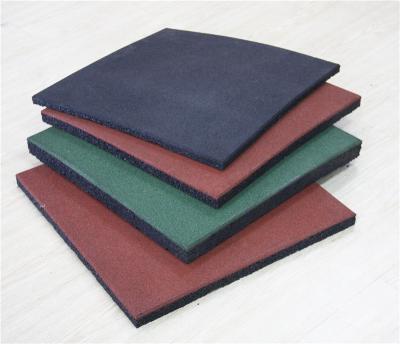 China Flexible Indoor Rubber Horse Mats Rubber Flooring Square Brick for sale