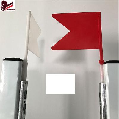 China Red+white Nylon Flags For Horse Show Jumping Show Jumps for sale