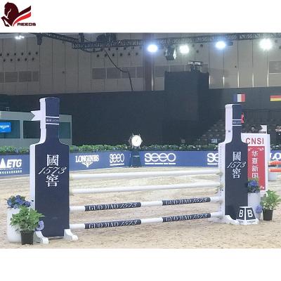 China Equestrian Waterproof Sponsor Customized Horse Show Jumping Wings Jumping Oxers for sale