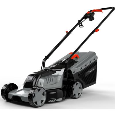 China Grass Box New Design 1200w/1400w/1600w/1800w 32cm Cutting Width Electric Lawn Mower for sale