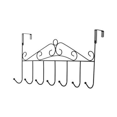 China Detachable viable without trace metal above door hooks coat hook for sale