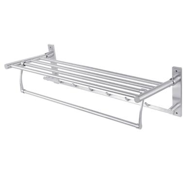 China Eco - Friendly 304 Hotel Bathroom Foldable Strainless Steel Towel Racks for sale