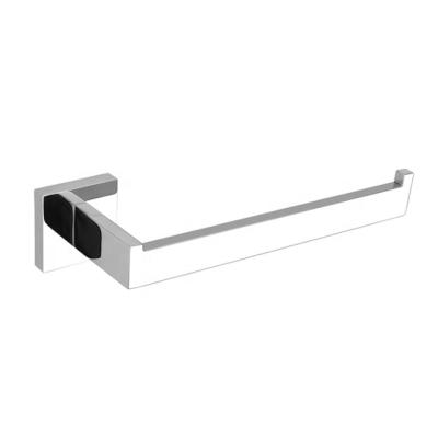 China Durable 304 Stainless Steel Square Towel Ring Toilet Paper Spare Rack for sale