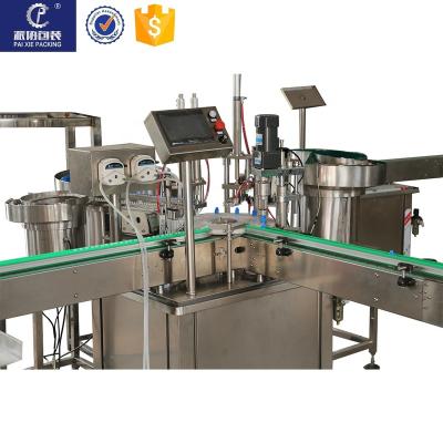 China Glass Bottle Water Perfume Chemical Making Machine Nail Polish Filling And Capping Machine Line for sale