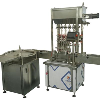 China Used CLOTHING Automatic Aerosol Box Cosmetic Bottle Filling Machine for sale