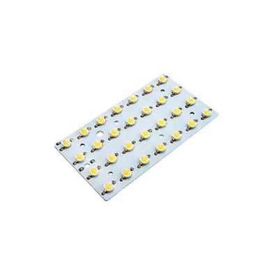 China Ceiling Lamp Chip Light High Power LED PCB Assembly White Paint Color With SMD Assembled Aluminum Based Board for sale