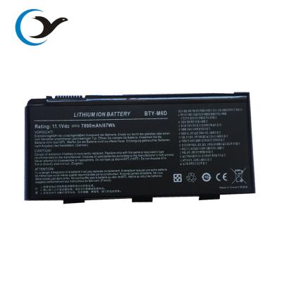 China Newest original LAPTOP quality laptop battery BTY-M6D for MSI GT680 GX660 GT70 GT780 WT60 F750 M6D Li-polymer rechargeable battery for sale