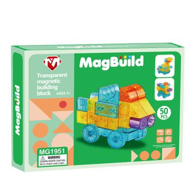 China Building Toy Amazon Online Maths Learning Block Set Magnetic Building Toys Crystal Magnet Cube Blocks Business Puzzle Toys for sale