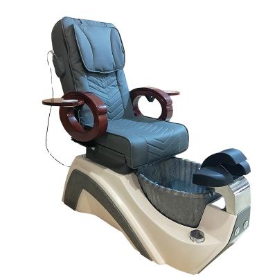 China Modern  Luxury Electric throne and luxury waiting room furniture salon pink synthetic leather nail cheap portable australia pedicure spa chairs for sale