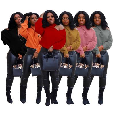 China Women's Full Anti-wrinkle Autumn And Winter Long Sleeve Knitted Turtle Neck Sweater Sweaters for sale