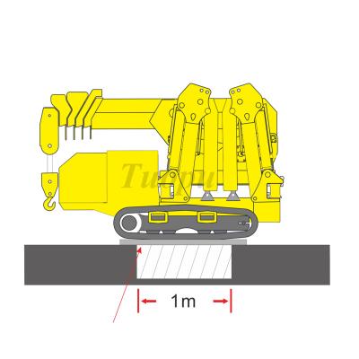 China 360 Other Degrees 9.5m Hydraulic 3 Ton Foldable Mini Spider Crawler Crane Hoist For Sale for sale