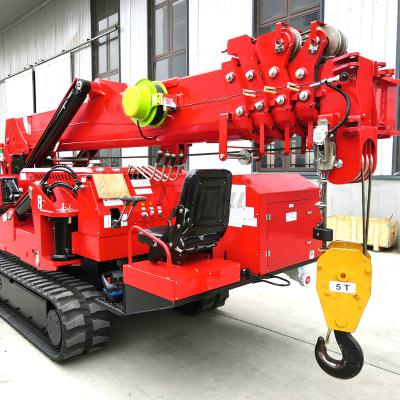 China Other 9.5m 3 Ton Spider Crawler Construction Mini Hoist Cranes With Capacity for sale