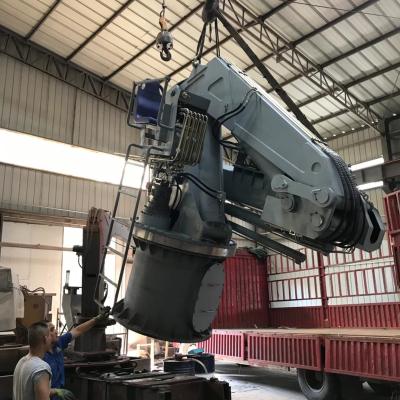 China Other 1 Ton 7M Telescopic Knuckle Boom Marine Yacht Crane for sale