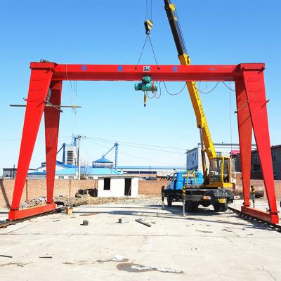 China Bridge Crane High Quality 10 TON Remote Wireless Control L type single girder crane electric gantry crane for sale