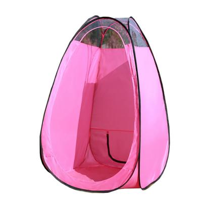 China Hot Selling Water Queer Factory Hot Sale Two Person Automatic Noise Up Pink Outdoor Beach Tent Portable Clothes Changing Room Tents for sale