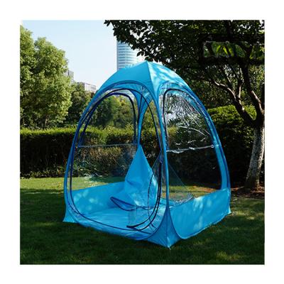 China Blue Translucent Outdoor Tents Single Layer Quality Waterproof Queer Water Pop Tent For Outdoor Event for sale