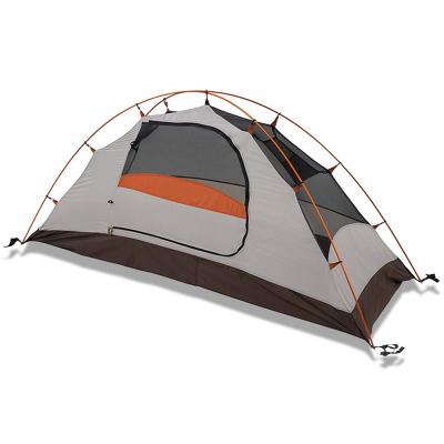 China Extended type automatic aluminum quick-opening rod foldable portable waterproof pop up double layer camping tent single outdoor camp tent for sale