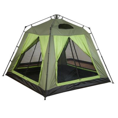 China Portable Camping Tent 4 Person Instant Automatic Waterproof Windproof Straight Bracing Type For Mountaineering Camping Hiking Tent for sale