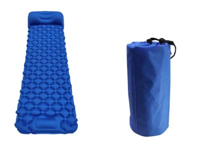 China Single Or Spliced ​​Self Inflatable Double Sleep Pad With Pump Backpacking Lightweight Compact Water Resistant Hiking Camping Tent Mat for sale