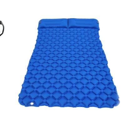 China Double Single Or Spliced ​​For 2 Person Sleeping Pad Foot Camping Self-inflating Lightweight Mattress With Pillows for sale