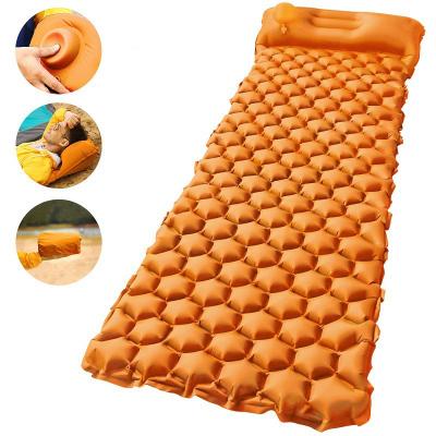 China Portable Ultralight In Running Lightweight TPU Portable Nylon Fabric Sleep Protection Built In Pump Pillow Insulated Waterproof Outdoor Camping Mat for sale