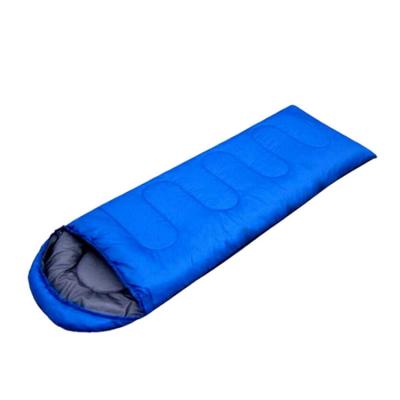 China Portable Ultralight Factory Direct 3 Season Cold Weather Envelope Warm Blue Rectangular Sleeping Bag for Boys and Girls for sale