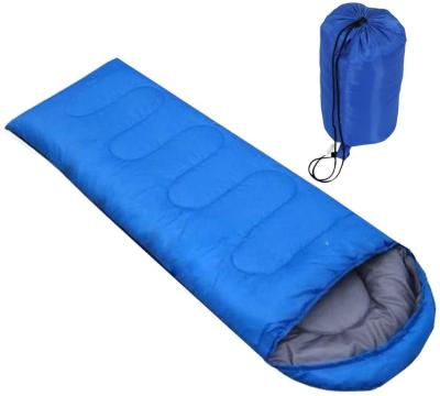 China Wholesale Portable Ultralight Adult Polyester Bachelorette Envelope Hooded Sleeping Bag With Compression Sack for sale