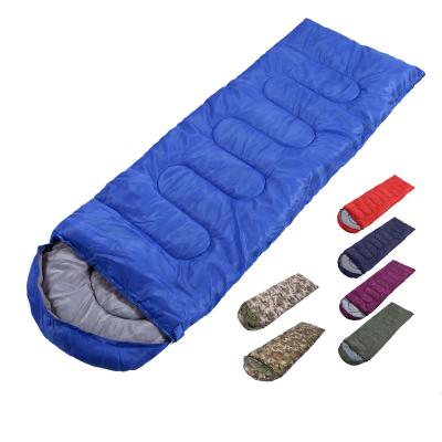 China Custom Made Ultralight Portable Winter Envelope Sleeping Bag with Hood for Outdoor Camping Hiking Hunting Fishing for sale