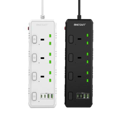 China Residential / General-Purpose Hot Selling Surge Protector Multi Plug Travel Power Strip Extension With USB for sale