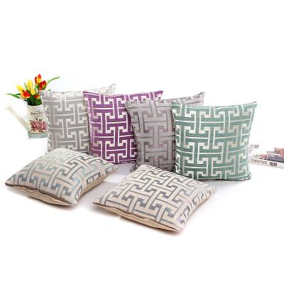 China Wholesale Best Anti Dust Mites Selling Creative Square Chenille Hidden Zipper Decorative Pillow Case Cheap Throw Cushion Cover Case for sale