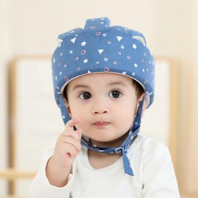 China 100% Cotton Baby Infant Toddler No Bumps Safety Helmet Head Pad Bumper Hood Walk Protector For Learn Walking for sale